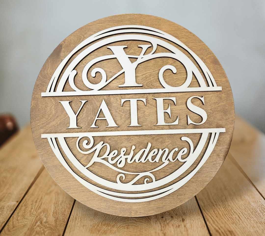 Residence Welcome Sign - Mid Missouri Laser