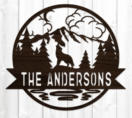 Outdoor Animal Name Sign - Mid Missouri Laser