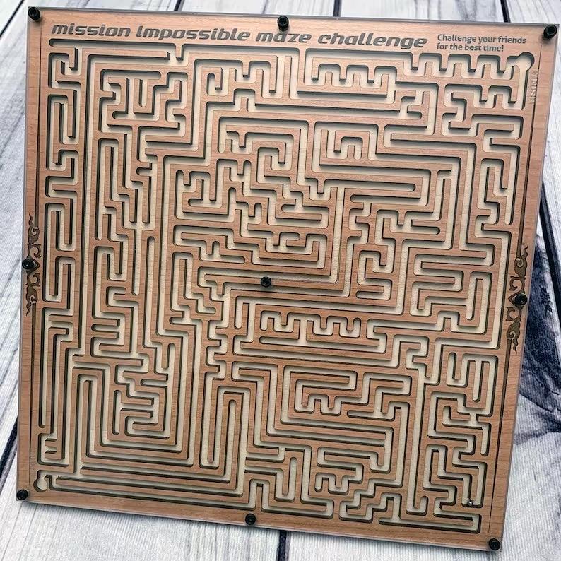 Maze Puzzle Game - Mid Missouri Laser