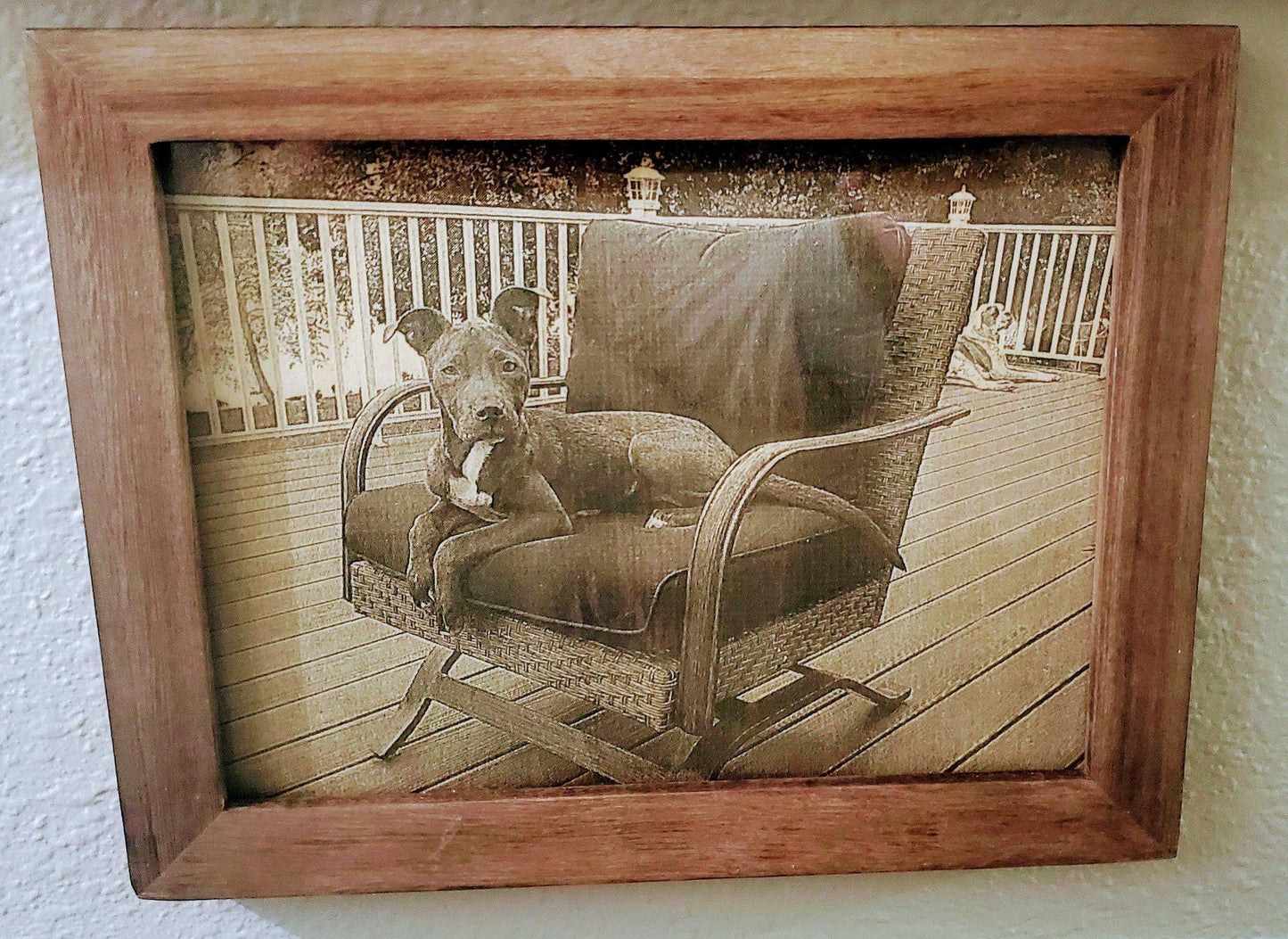 Wood Engraved Photo - Mid Missouri Laser