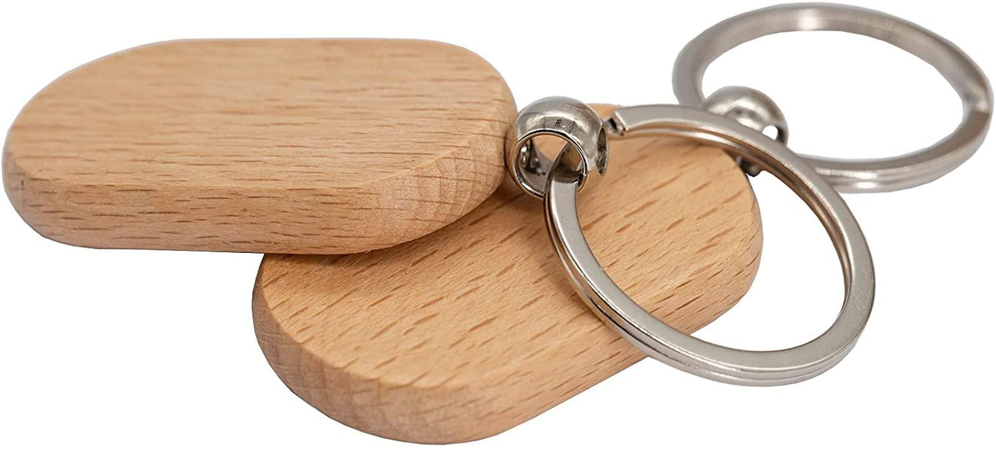 Wood Keychain - Mid Missouri Laser