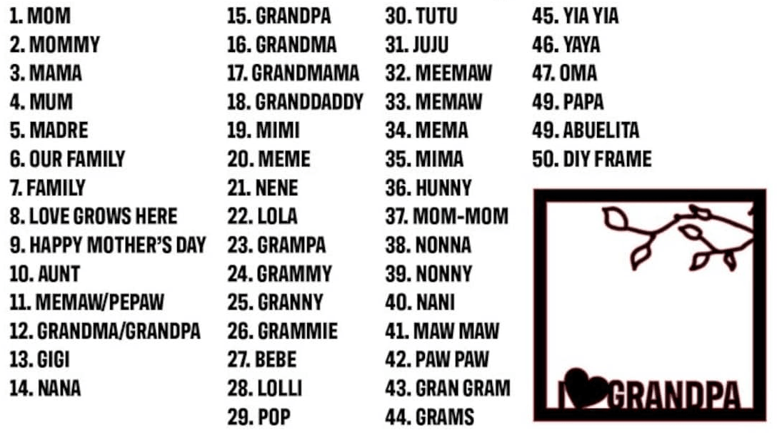 Hanging Hearts Family Sign - Mid Missouri Laser