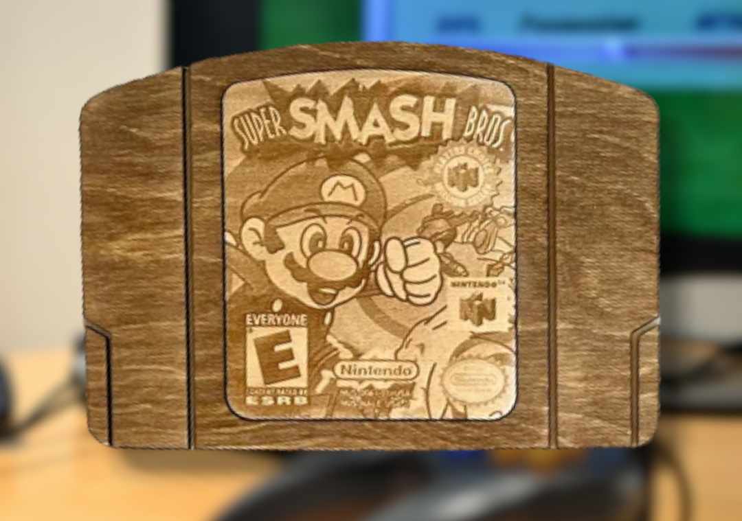 Nintendo 64 - Wooden Display N64 Cartridge