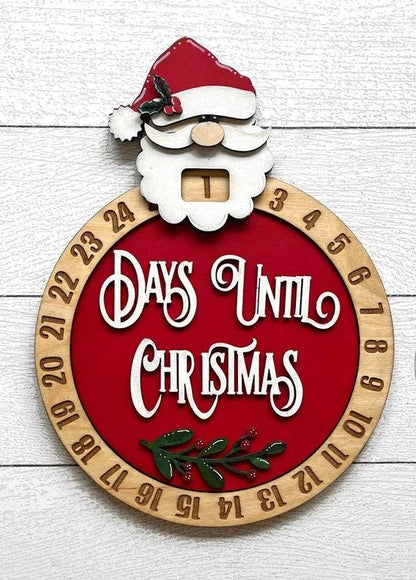 Days Until Christmas Sign - Mid Missouri Laser 