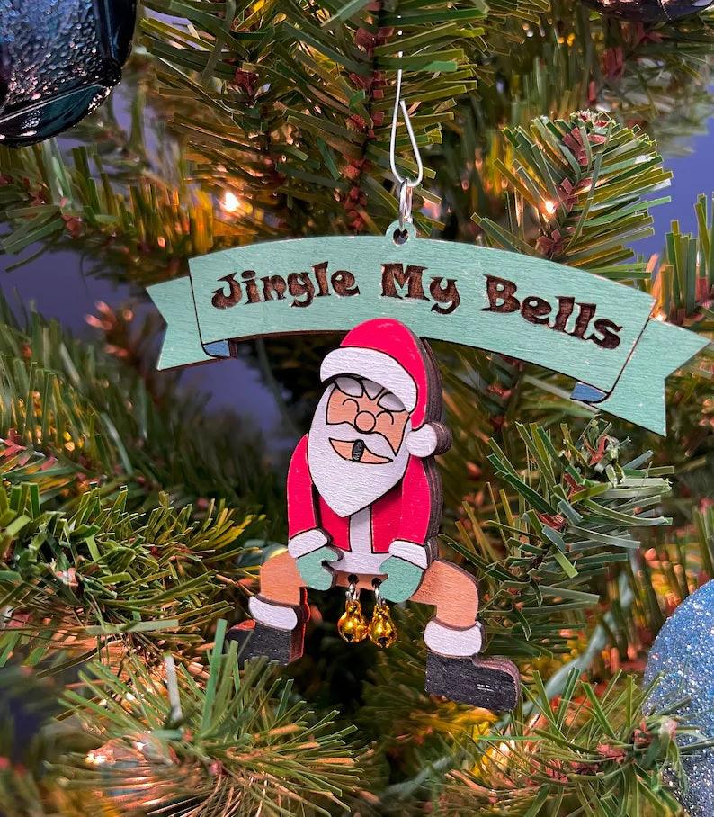 Jingle My Bells Christmas Ornament - Mid Missouri Laser 