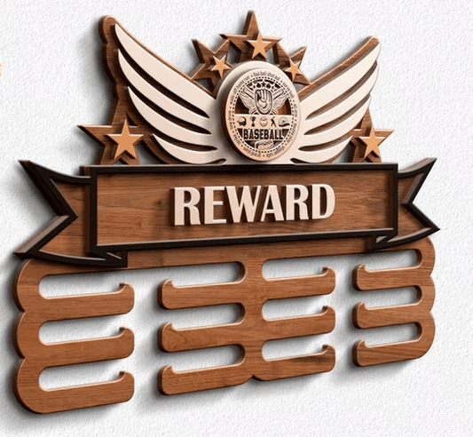 Reward/Medal Wall Hanger - Mid Missouri Laser 