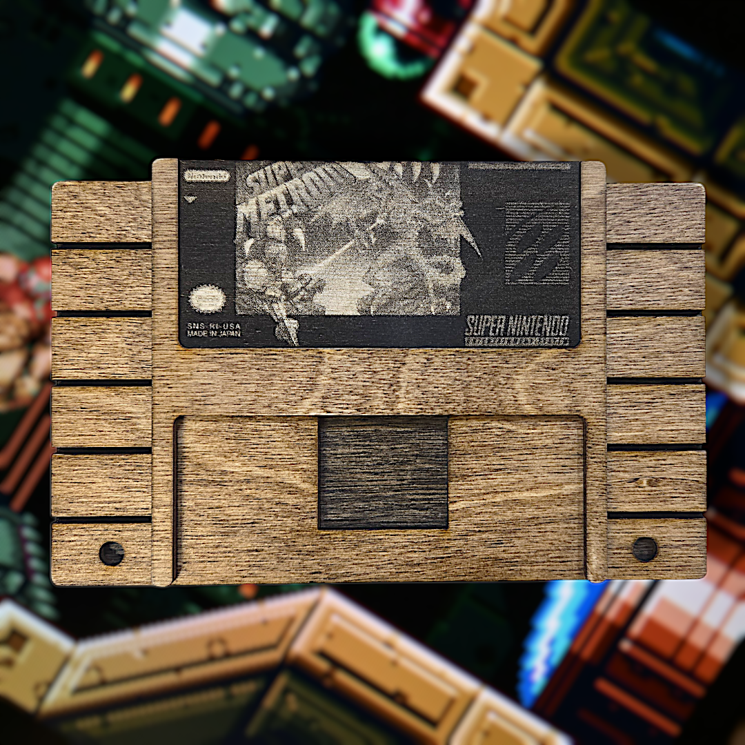 Super Nintendo - Wooden Display SNES Cartridge