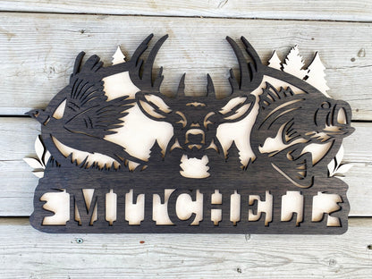 Outdoor Hunting Sign - Mid Missouri Laser 