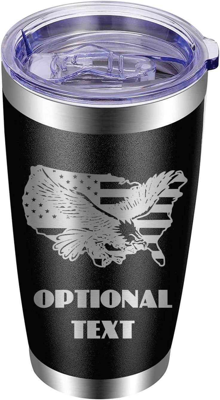 Engraved Flag Tumblers 20oz - Mid Missouri Laser 